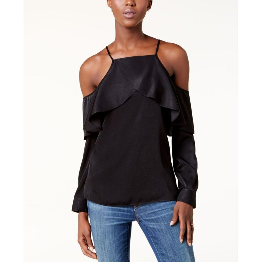 Bar III Cold-Shoulder Top